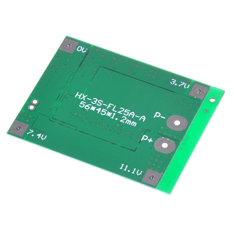 3S 25A protection PCB board W/balance BMS for 18650 Li-ion lithium battery c Ew