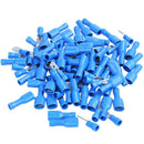 100x Blue Fully Insulated Spade Electrical Crimp Connectors Mixed Male & Fe