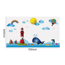 Ocean Underwater World Waterproof Self-Adhesive Wall Stickers DIY Decals