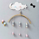 Practical Wall Mounted Nail-free Stickup Star Moon Shape Hanger Cloud Cloth R0I5