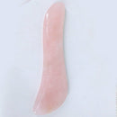 Natural Popular Facial Body Gua Sha Massager Rose Quartz Beauty Tool qwe