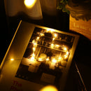 2m 200LEDs Fairy Lights String Waterfall Copper Wire Christmas Lamp EU Plug