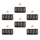 6Pcs/Set 0.54" 4 bit Digital LED Display Module I2C Interface   Red Orange