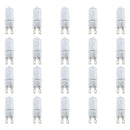 10pcs Warm White Bulb Light 18x50mm G9 Capsule Globe 40W Halogen Lamp 230V D4F7