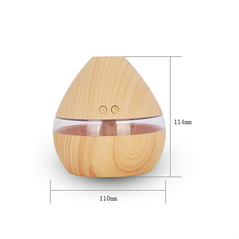 Aromatherapy Essential Oil Diffuser 300Ml Wood Grain Aroma Diffuser With Ti U6K7