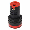 AC 220V Red LED Power Indicator Pilot Single Light Lamp 22mm