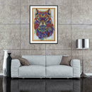 5D DIY Special Shaped Diamond Painting Lion Head Cross Stitch Mosaic Kit