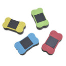 4pcs Whiteboard Dry Eraser Magnetic Chalkboard Cleansers Markers Wiper Office