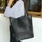 Women PU Leather Female Handbag Autumn Bag Large Size Women Shoulder Bag Da P2Y4