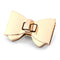 Bowknot Shape Clasp Turn Locks Twist Lock DIY Handbag Bag Hardware Accesso Bj