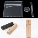 Acrylic Pen Case Brush Pot Pattern Stencil Template Leather Crafts DIY Tool