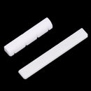High quality Buffalo Bone Bridge Saddle Nut Slotted for Ukulele Uke Gui JR