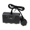 3 Sockets Cigarette Lighter Quick Charge 3.0 Car Charger Splitter Adapter Black