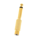 2Pcs 6.5mm 6.35mm 1/4inch Male Plug To RCA