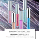 6x HANDAIYAN Glitter Matte Lipstick Waterproof Lip Fashion Gloss Hot Sexy L Favo