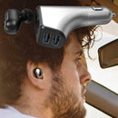 L5 Wireless Bluetooth Stereo Calling Earphone Dual USB Car Phone Charger
