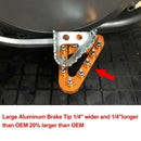 Enlarged Foot Rear Brake Pedal Lever Step Tip Plate For 125 250 350 450 Sx  X8G8