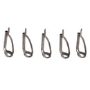 5pcs Fishing Rod Guides Tips w/ Ceramic Eye Ring Spinning Rod Part Top Rings
