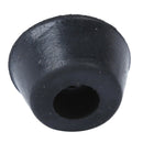 10 Pcs 21mm x 10mm Conical Recessed Rubber Feet Bumpers Pads Black
