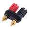 Banana Plug Binding Post Terminal Connector for Speaker Amplifier
