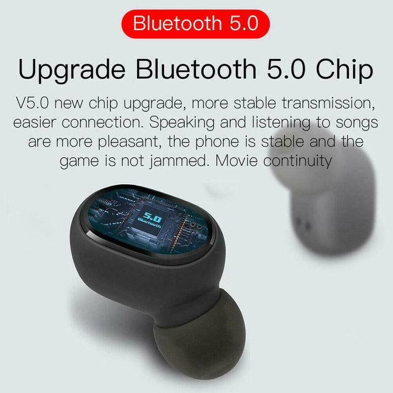 E6S TWS Wireless Bluetooth Headphones Earphones Mini In-Ear Buds