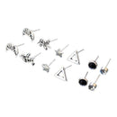 6 Pair Bohemian Women Girl Cuff Clip Ear Stud Earring Gifts Crystal Jewelry E0T0