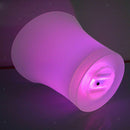 LED Luminous Ice Bucket Beer Wine Whisky Cooler Bowl 5L for Club Bar Party White