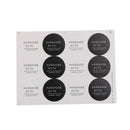 120pcs Hand Made with Love Seal Stickers For DIY Gift Cake Baking Label Hang lj