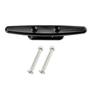 100mm / 4" Marine Black Nylon Cleat Flat Top