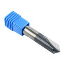 6mm Chamfer End  Mill 90 Degree Router Bit 2 Flutes HRC45 Carbide