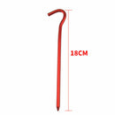 10pcs Question mark Nail Steel peg Tent Tarp parts peg 18 cm Aluminum Allo XHI