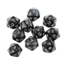 20x 20 Sided Dice D10 Polyhedral Dices Set for Dungeons &Dragons DND RPG MTG