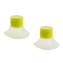 2Pcs Salad Dressing Storage Containers Silicone Squeeze Bottle Newest Useful