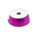 Round Crystal Display Stand Base 3 LED Lights Crystal Ball Cocktail Parts BX