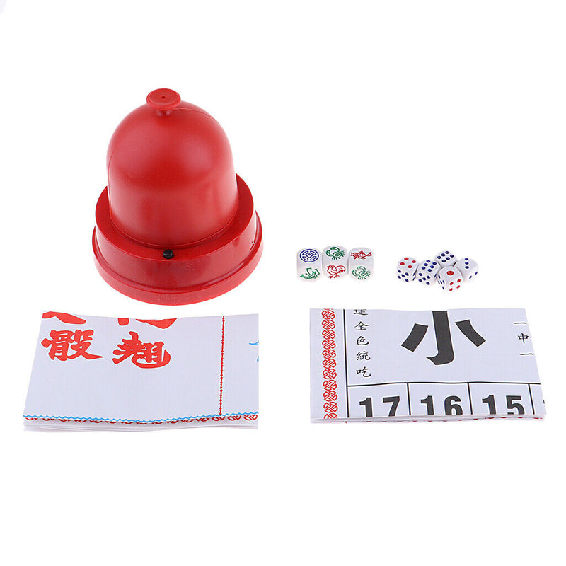 Sic Bo +  - -Prawn Classic Gambling Game Set with Automatic Dice Cup
