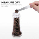 Stainless Steel Measuring Spoons Set of 7 Stackable Measure Spoon for Dry a N6S7