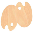 8inch x 12inch Wood Artist Painting Palette M7 L7T1