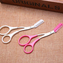 makeup eyebrow trimmer combs eyelash hair remover scissors grooming tool beaut Z