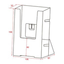 Clear Acrylic Business Card Holder Brochure Desk Stand Pamphlet Display A+