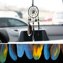 Mini Dream Catcher For Car Beaded Natural Feathers And Handmade S3Q5
