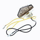 2 piece Motorcycle Direction Light 12 LED Lamp - Yellow