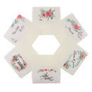 6 Sets Thank You Cards Floral Flower with Envelopes Invitation Card
