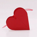 Lot of 20 Candy Box Heart Candy Paper Box Gift Box for Wedding Party - Red F2Y5