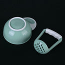 Baby Grinding Set Manual Food Grinder Bowl Rod Infant Fruit Cool Mills Tool A