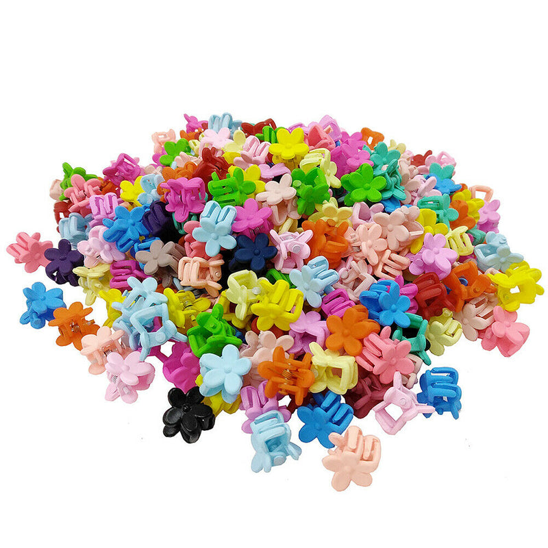 100pcs Children Kids Girl Hair Clips Women Korean Mini Hairpins Hair Pins A