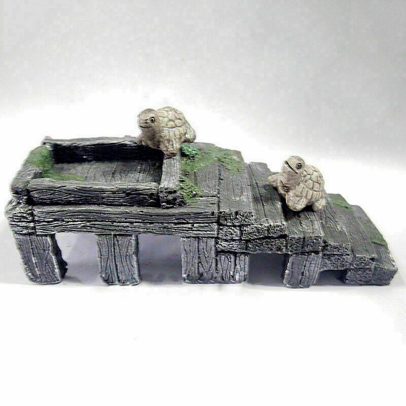 Reptile Vivarium Terrarium Feeding lizard Gecko Water Worm Step Feeder W0S5