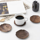 Walnut Wooden Coasters Cup Bowl Pad Mat Coffee Tea Cup Mats Teapot Drink Co