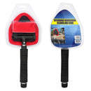 Telescopic Car Windshield Glass Cleaner Brush Wiper w/ 2 Cleaning Pads