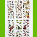 10 Sheets Wild Animals Scrap booking Bubble Adhesive Stickers Reward Child Y5G6