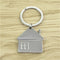 1pc House Home Keyring Alloy Pendant Keyfob Chrome Key Bag Chain Wedding Gift
